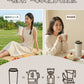 【豆乳＆ジュース作れる】Focustar ポータブルケトル 2026新登場 350ML 多機能クッキングカップ 豆乳/ジュース/朝食ミルク作れる 携帯湯沸かし器 300W低電力 ポータブル電源で使える 急速沸騰 沸騰後自動オフ 空焚き防止 漏れない 持ち運びやすい トラベルケトル 一人暮らし オフィス 旅行 車中泊 出張に使用 ギフト 日本語説明書付き PSE認証済み